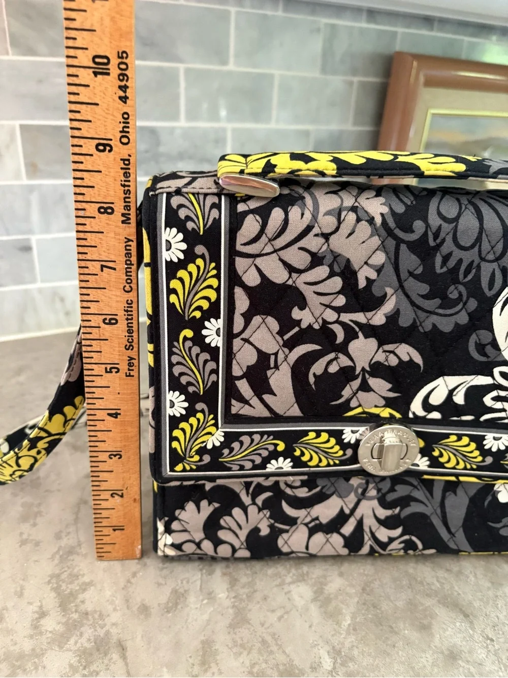 Vera Bradley Julie crossbody bag in the retired Baroque pattern